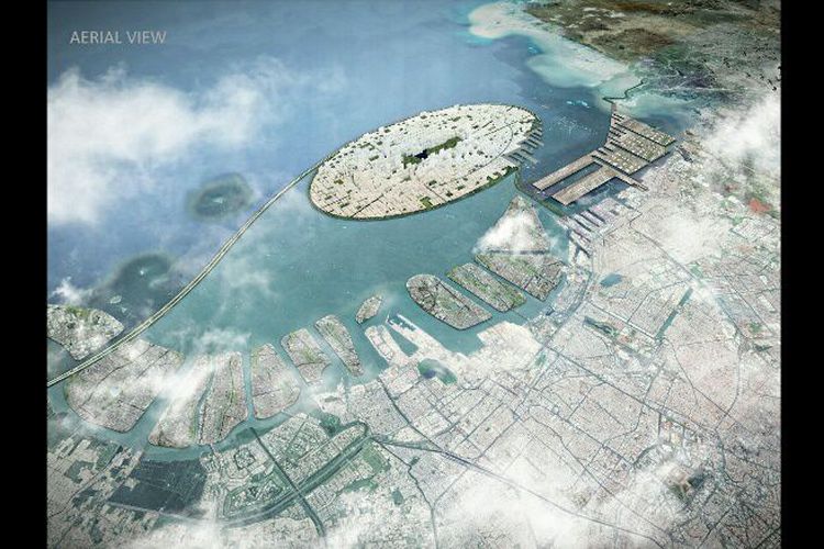 Konsep Kota Baru ‘Jakarta Jaya’ di Proyek Pulau Reklamasi Teluk Jakarta